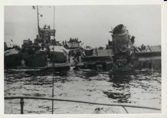 USS William D. Porter Sinks, June 10, 1945.